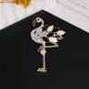 Broche Transfronterizo Nuevo de Alta Gama Lazo Insecto Flor Femenino Anti-Exposición Fijo Ropa Versátil Corsage