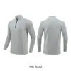 Nova jaqueta masculina de meia-calça com gola alta outono casual manga longa esportiva camisa única transfronteiriça roupas de treinamento ao ar livre atacado