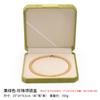 Directo de fábrica octogonal franela joyería collar de perlas caja joyería jade collar joyero caja de regalo