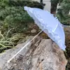 Guarda-chuva Longo Reto de Renda Fresco Estilo Europeu Lolita, Guarda-chuva para Foto, Guarda-chuva Decorativo para Performance de Dança