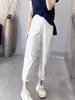 Pantalones Glacier Anti-Arrugas Casuales para Mujer 2026 Verano Delgados Talla Grande Forma de Pera Adelgazantes Versátiles Rectos
