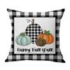 Funda de almohada de lino para sofá, dormitorio, serie del Festival de la Cosecha de Otoño, venta transfronteriza, con estampado de una sola cara