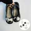 Abalorios Flor de Perla para Zapatos Hebillas de Zapato de Pedrería Hechas a Mano Moda Elegante Versátiles Accesorios DIY Flor para Zapatos