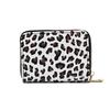 Cartera Plegable de Leopardo de Moda Europea y Americana para Mujer, Gran Capacidad, Múltiples Ranuras para Tarjetas, Billetera para Monedas de Alta Gama, Portatarjetas de Crédito Antirrobo para Hombre