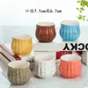 Vaso de Flor Carnuda Cerâmica Colorido Esférico Minimalista Nórdico Esmalte de Seis Cores Pequeno Decorativo para Casa Vaso de Mudas