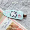 Pinza para el Cabello Hello Kitty Rosa y Azul, Dulce y Fresca, Lindo Estampado de Estrella de Cinco Puntas, Pinza de Pato, Pasador, Accesorio para el Cabello para Mujeres