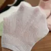 Calcetines de Malla para Mujer Tipo Barco, Calcetines de Algodón Puro, Antideslizantes, Invisibles, Calcetines Cortos Transpirables Finos para Mujer