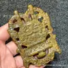 Colgante Hueco Tallado Marca Xiu Jade, Adorno de Mano Estilo Vintage, Pieza Decorativa, Artesanías al por Mayor, Suministro Directo del Fabricante, Dropshipping