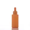 Botellas de Aceite Esencial para Macarrones al por Mayor Personalizadas, Botellas de Vidrio con Gotero, Botellas Dispensadoras de Cosméticos de Esencia, Botellas Vacías, Color de Spray Personalizado