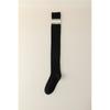 Calcetines por encima de la rodilla de algodón peinado de doble aguja absorbentes del sudor estilo universitario calcetines de uniforme JK medias rayadas japonesas de otoño e invierno calcetines de mujer