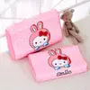 Almohada de Látex de Seda de Hielo Infantil de Dibujos Animados Almohada de Látex Doméstica para Estudiantes de Verano Almohada Natural para Protección del Cuello Transpirable