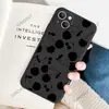 Capa de Silicone para Celular Amazon Cereja Negra para iPhone 17, Capa Protetora Premium para Apple 15/16