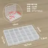 Caixa Plástica Destacável com 24 Compartimentos, Caixa Transparente para Peças de Ferramentas de Ferragens, Componentes de Joias, Caixa de Armazenamento com Tampa para Acessórios de Cabelo de Brinquedo