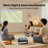 Proyector de Películas para Uso Doméstico, Wifi Inteligente Portátil Mini Home Theater de Ultra Alta Definición para Exportación Transfronteriza