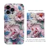 Estilo Francês Suave Embossado Tridimensional Bordado Imitado Floral Maçã Capa de Celular 17 Processamento e Produção Capa Protetora Ultrafina
