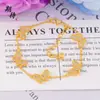 Esperando con ansias Joyería, Alta retención de color, Joyería entrelazada Color Oro Arena, Pulsera de Mariposa con Aliento de Bebé Incrustada de Diamantes a la Moda, Regalo para Novia