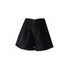Nuevos Shorts de Pana de Pierna Ancha Adelgazantes de Cintura Alta 2025 para Mujer, Shorts Negros de Alta Calidad para Otoño e Invierno