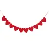 Suministro Exclusivo Transfronterizo de Banderines para el Día de San Valentín Qixi, Decoraciones para Centros Comerciales, Guirnaldas de Amor de Fieltro, Adornos Colgantes para Uso Interior en Qixi