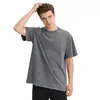 Camiseta Retro de Manga Corta de Algodón Puro, Holgada, Estampado Digital Personalizado Lavado, 230g, Personalizable con Diseños