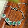 Reseña del soporte para pulsera Guofeng de jade natural retro de hielo alto