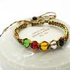 Pulsera de cuerda de cinco colores del Festival del Bote del Dragón collar zongzi tejido a mano niños estudiante bendición cabeza de tigre año de nacimiento cuerda de mano