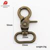 Accesorios de Ferretería para Equipaje Broche de Perro Metálico Gancho Giratorio de Cola Redonda Broche de Langosta Grande Broche de Cangrejo