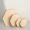 Navidad Rodajas Redondas de Madera para el Hogar Niños Accesorios de Rodajas de Madera Pintados a Mano DIY Pintura Graffiti Tablero Colgante de Madera Rodajas Finas de Madera