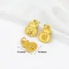 Gato de la Fortuna de Garra Dorada Antigua que Conserva el Color para Atraer Riqueza y Bendición de Vaina de Loto Pulsera DIY Pulsera Colgante Pequeño Lote D149