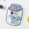 Bonito Dos Desenhos Animados Auto-selante Bolsa Macio Bonito Lanche Doces Zipper Saco Coração Da Menina Grampo De Cabelo Jóias Pequeno Objeto Armazenamento Bolsa