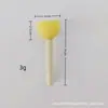 Venta al por mayor del fabricante Pincel de esponja con mango de madera para graffiti Sello infantil Múltiples especificaciones Herramientas de pintura Pincel de sello de dedo