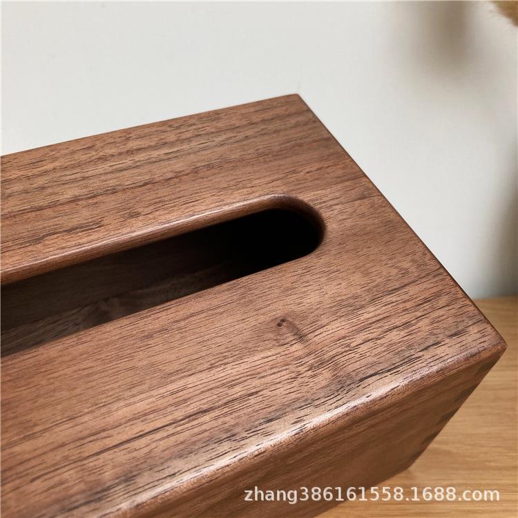 黑胡桃纸巾盒