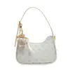 Una generación de bolso de axila francés de nicho de verano 2023 bolsa baguette de diamante rosa bolso de media luna bolso de hombro