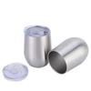 Taza de acero inoxidable 304 con pulverizador, 12 oz, cáscara de huevo, taza de cerveza, taza de vino tinto, venta al por mayor