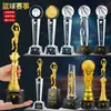 Trofeo de cristal de baloncesto, fútbol, bádminton, trofeo de campeonato de metal y resina hecho a medida, premio para competiciones deportivas, premio Bota de Oro