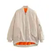 Producto Nuevo Verano 2023 Estilo Y2K Europeo y Americano Chaqueta Exterior de Algodón Holgada para Mujer Chaqueta Exterior de Algodón con Cuello Alto Venta al por Mayor para Mujeres
