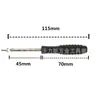4.0 Fenda Cruzada Cabo Preto 4mm Magnético Pequena Chave de Fenda Brinquedo Mesa de Computador Ferramenta de Entrega Chave de Fenda