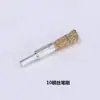 Escova de Aço em T Cabeça de Esmerilhamento Broca Elétrica Limpeza Remoção de Ferrugem Rebarbação Roda de Polimento Tipo Caneta Escova de Aço Inoxidável 6mm