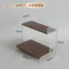 Prateleira de Armazenamento de Mesa para Banheiro, Porta-Copo para Escova de Dentes, Aparador de Cozinha com Prateleiras Múltiplas para Copo de Enxaguante Bucal, Luxo Leve