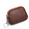 Monedero Ultrafino, Pequeño Mini Sencillo de Cuero Suave con Cremallera, Bolsa Todo en Uno, Bolsa para Audífonos, Monedero para Mujer
