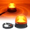 Luz de Advertencia para Vehículos de Construcción de 40 LEDs Maquinaria Pesada Luz Estroboscópica Agrícola Indicador de Seguridad Intermitente Montado en Techo 12-24V