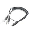 Instrumento para Dormir Línea de Electrodo de Microcorriente Tipo C Macho a 2.0 Pines Uno a Cuatro Línea de Masaje de Fisioterapia de Frecuencia Media y Baja