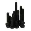 Tornillo Hexagonal Externo de Nailon Negro Pa66 Din933 Tornillo de Cabeza Hexagonal de Plástico M4M5M6M8M10M12