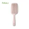 Pente de Massagem Portátil Fasola para Uso Doméstico, Pente para Cabelos de Alto Volume Feminino, Dentes Duplos Confortáveis Cuidado Anti-Estático Pente Alisante