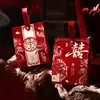 Caixa de Doces Chinesa de Mão para Casamento Sacola de Doces de Noivado Caixa de Presente de Casamento Caixa de Doces de Lembrancinha