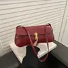 Minimalista e Moderno 2026 Primavera Novo Estilo Fivela de Trava Moda Retrô Bolsinha de Ombro Estilosa Bolsa Quadrada Pequena Feminina