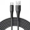 Cabo de Carregamento Type-C Transfronteiriço Carregamento Super Rápido Adequado para Celulares Huawei, Apple e Android, Cabo de Dados Verdadeiro de Silicone Líquido