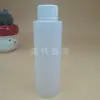 Estoque de Fábrica Frasco Plástico Semi-Transparente de Ombro Plano 100ML Frasco de Plástico HDPE com Tampa de Rosca Comum Frasco para Embalagem de Líquido