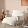Mecedora Sofá Perezoso, Sillón Reclinable Engrosado y Reforzado, Silla de Lujo Ligero con Respaldo Ajustable, Sillón Reclinable de Ocio para Balcón en Casa