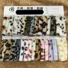 En Stock 210G Doble Cara Estampado Leopardo Tela de Franela Estampada Manta Tejido de Felpa