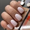 Cross-border Wearable Feminino Nail Art Atacado Simples Médio-retangular Cor Sólida Nail Art Patch Wear Armor Venda por atacado